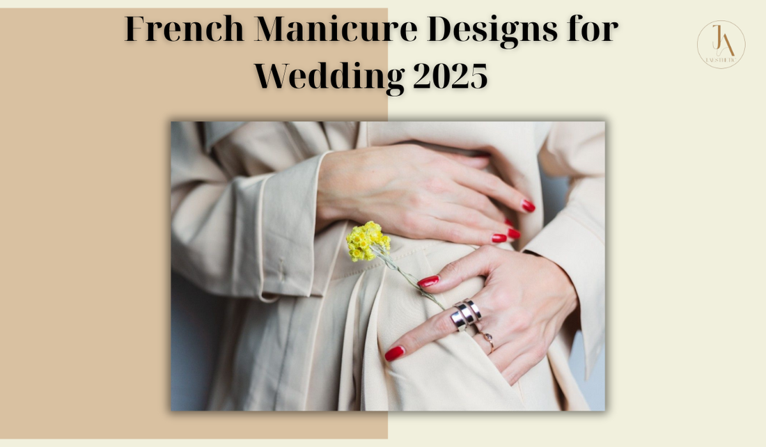 French Manicure Designs for Wedding 2025