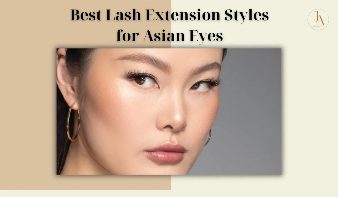 Best lash extension styles for Asian eyes with CC curl mapping