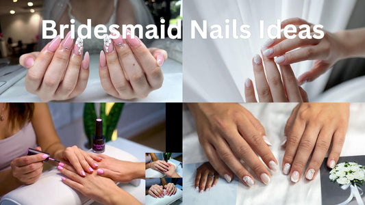 Bridesmaid Nails: 25 Elegant Wedding Designs | J.Aesthetic