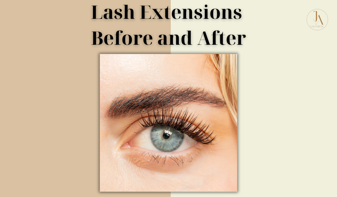 clean and well maintained lash extensions showing proper aftercare results in sydney