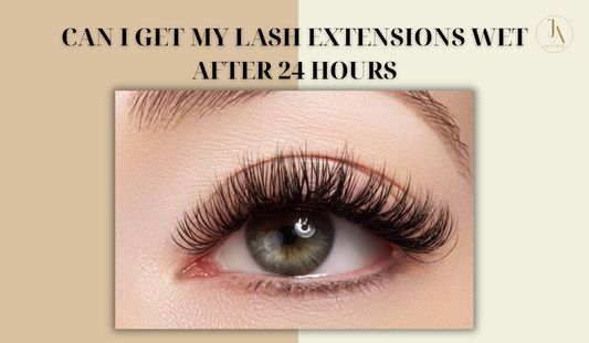 clean lash extensions showing proper aftercare and water-safe routine after 24 hours 