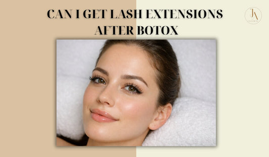 lash extensions clean natural result after proper timing post botox treatment 