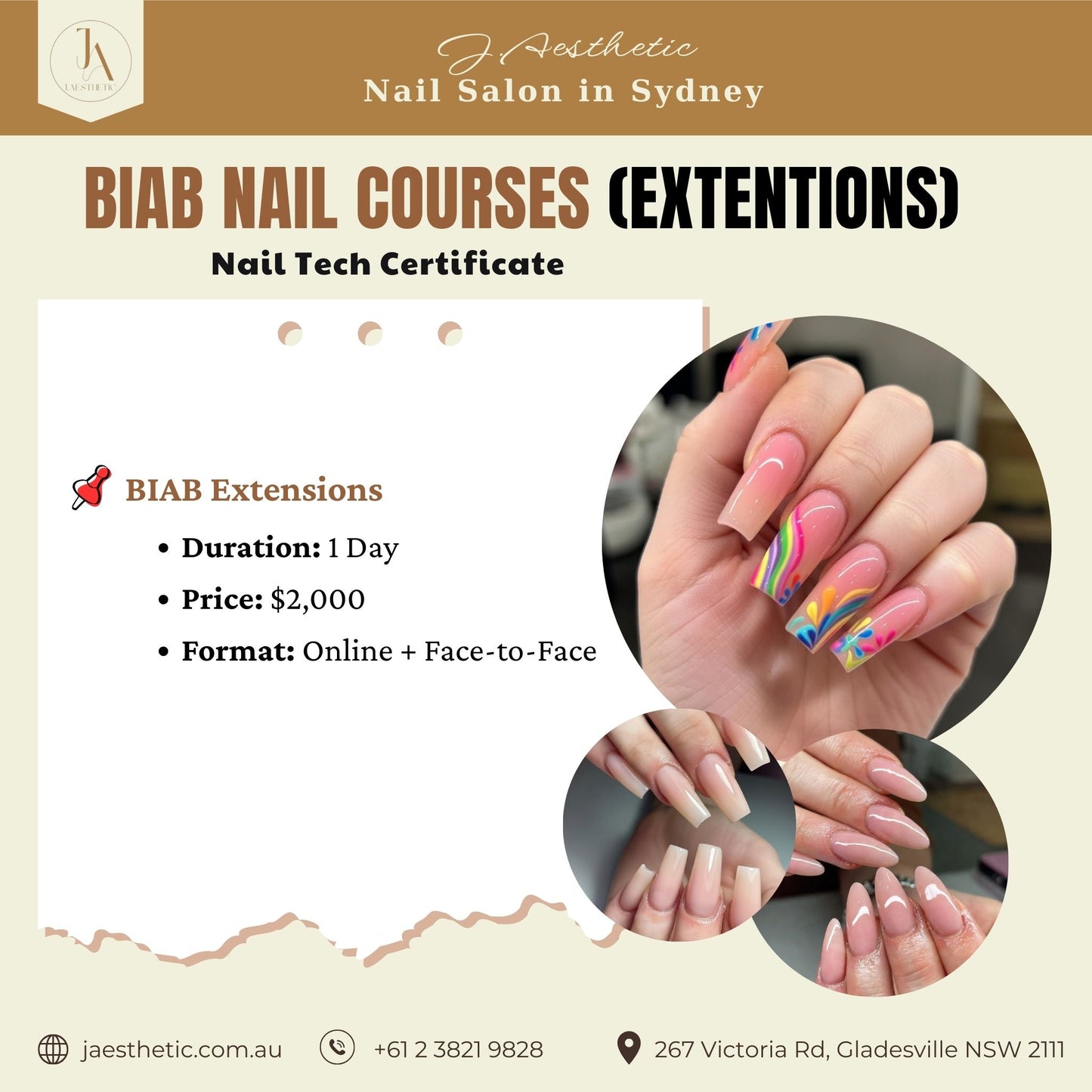 BIAB Extensions Course Sydney – Builder Gel Extensions (1 Day)