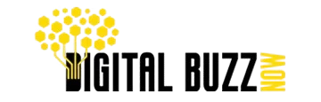 Digital Buzz logo featured on the J.Aesthetic homepage