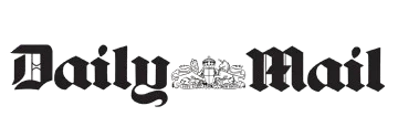 Daily Mail logo featured on the J.Aesthetic nail salon homepage