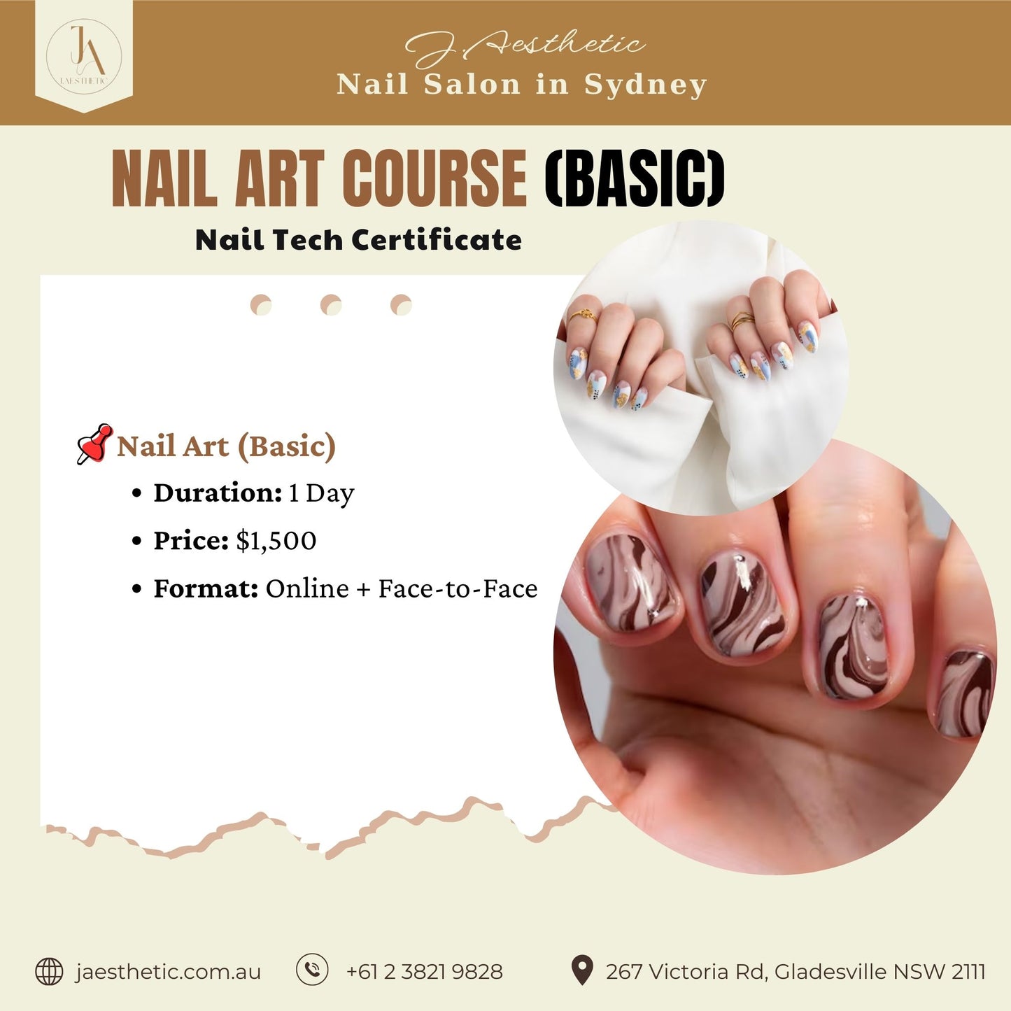 Nail Art Course – Basic (Foundation) Nail Art Training in Sydney