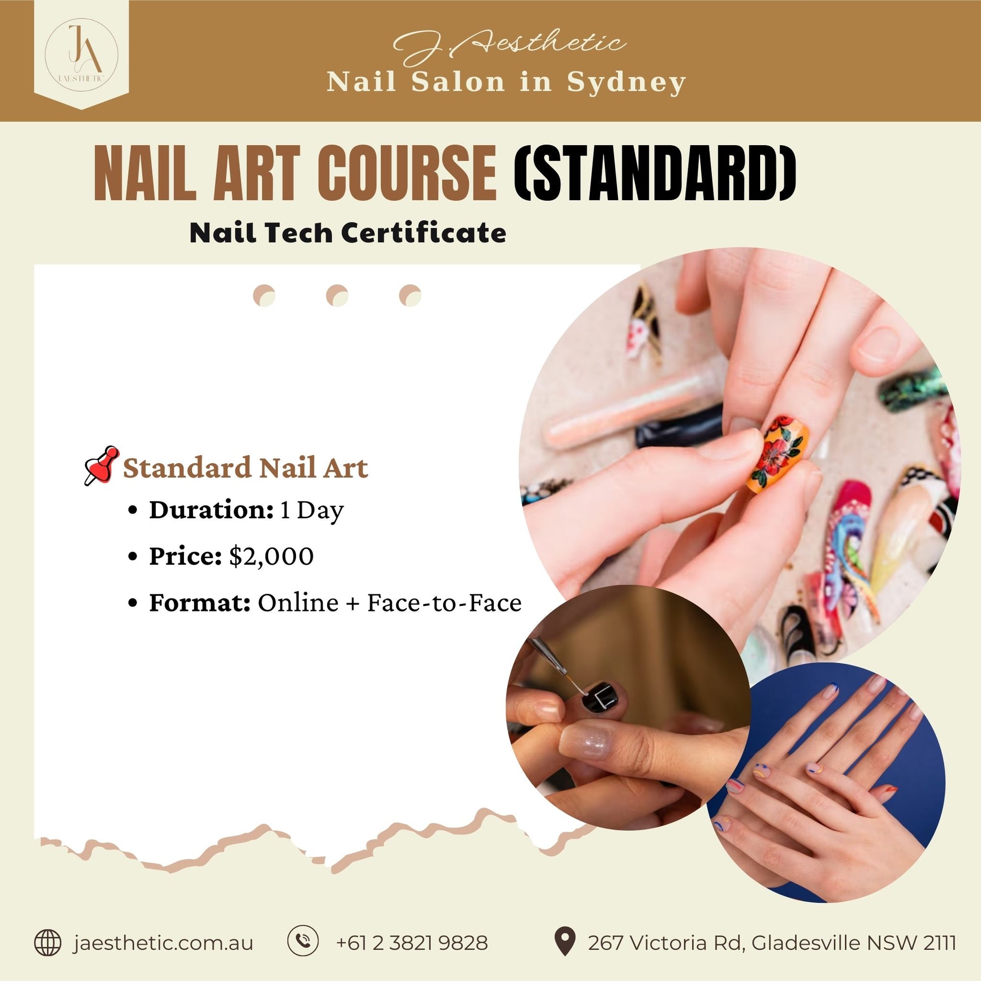 Nail Art Course – Standard | Intermediate Nail Art Training in Sydney